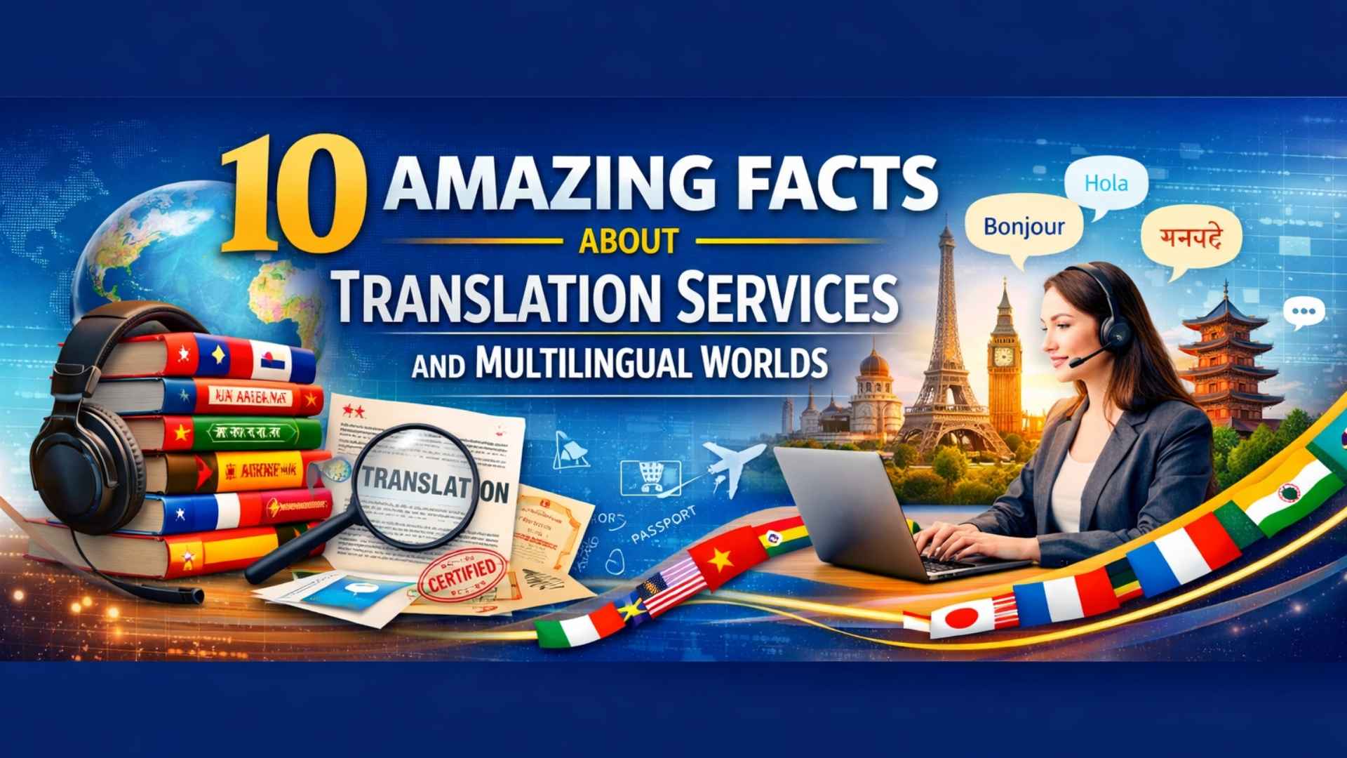 10 Amazing Facts About Translation Services and Multilingual Worlds